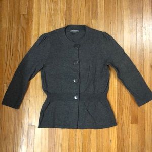 Ann Taylor gray cashmere cardigan. Size M